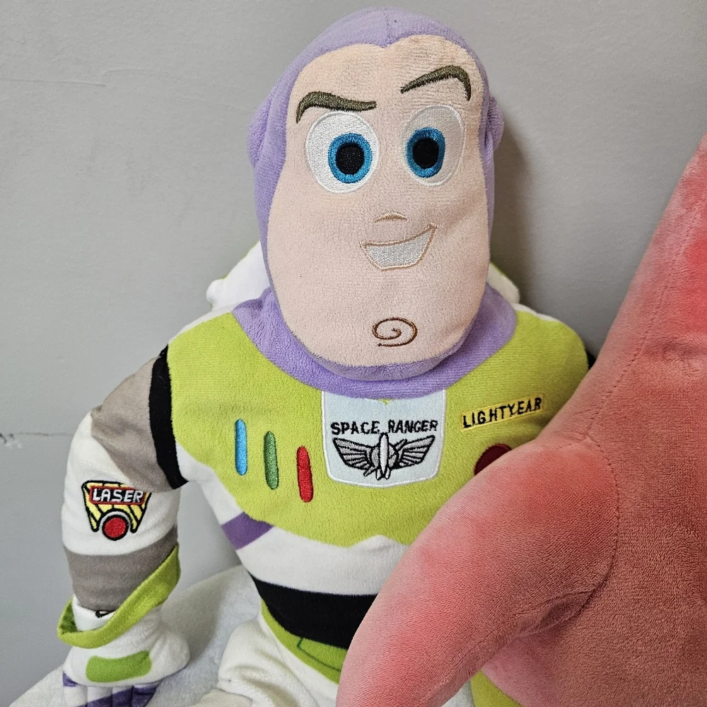 Buzz Lightyear and Patrick Star Plush Toy Set - Picture 5 of 14